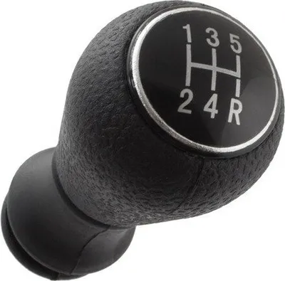 Zdjęcie produktu dla Gałka dźwigni zmiany biegów czarna / czarna 5-biegowa do Citroen C3 C4 C5 Xsara