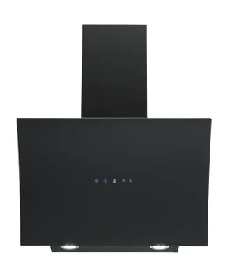 Produktbild von Respekta Konkave Schräghaube Alia mit Glasschirm, Schwarz, 60 cm
