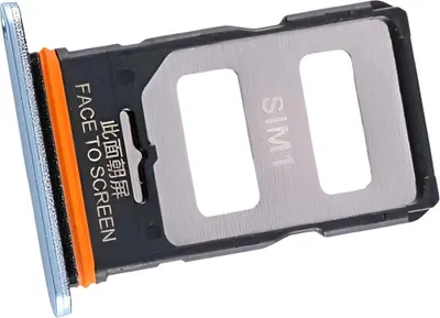 Produktbild von Ersatz SIM-Kartenhalter für Xiaomi Redmi Note 13 Pro 5G, Blau