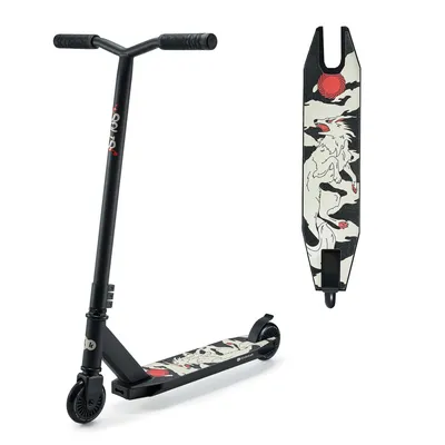 Immagine prodotto di Kinderkraft SOLIS Monopattino sportivo fino a 100 kg con pedana antiscivolo Nero