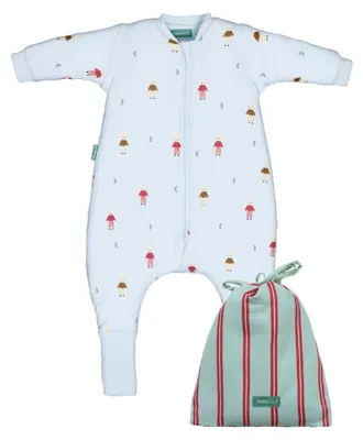 Productafbeelding van Babyslaapzak met voetjes - Afneembare mouwen en sokken - TOG 2-5 - Ideaal voor de overgangsperiode en winter - 100% katoen ( 100)