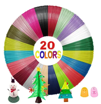 Obrázok produktu pre 3D vlákno – 20 farieb, 1,75 mm