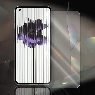 Produktbild von Panzer Folie für Nothing Phone 1 Echt Glas Displayschutzfolie Transparent Glasfolie 9H Härtegrad Schutzglasfolie