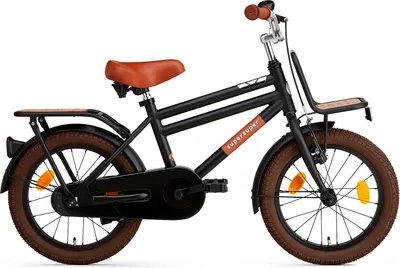 Produktbild von SuperSuper Cooper Bamboo Kinderfahrrad - 16 Zoll - Mattschwarz