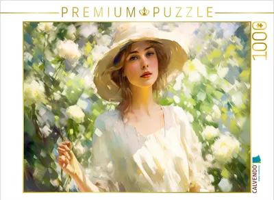 Produktbild von CALVENDO Puzzle In einem blühenden Garten | 1000 Teile Lege-Größe 64x48cm Foto-Puzzle für glückliche Stunden