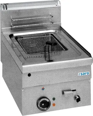 Produktbild von Saro Elektro-Fritteuse EF46 - 10 Liter, Edelstahl, Kaltzone