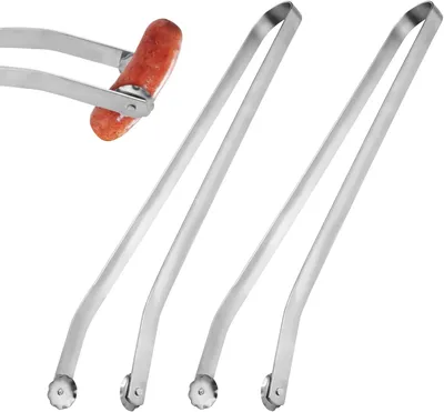 Imagen del producto de Pinzas para parrilla, juego de 2 unidades, 39 cm, acero inoxidable, para uso en la cocina