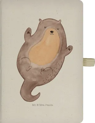 Produktbild von Mr. & Mrs. Panda Journal Otter Umarmen - Transparent - Geschenk, notizbuch, Hallo, A5, Tagebuch, Skizzenbuch, gut Gelaunt, Reisetagebuch, Optimistisch, glücklich