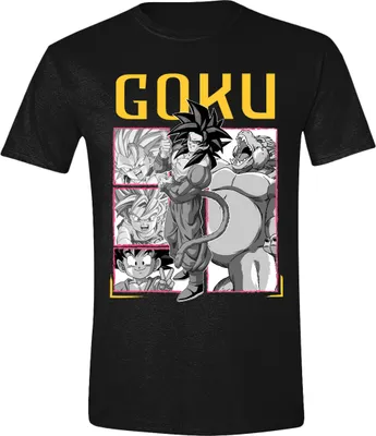 Zdjęcie produktu dla Koszulka Dragon Ball GT – motyw Goku (czarna) rozmiar L