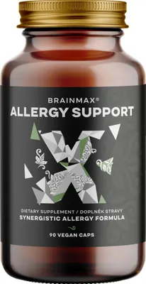 Produktbild von BrainMax Allergy Support, Allergie und Atemwege, 90 Kräuterkapseln