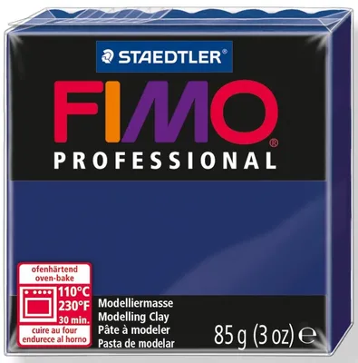 Produktbild von Staedtler FIMO 8004-034, Knetmasse, Navy, 1 Stück(e), 1 Farben, 110 °C, 30 min
