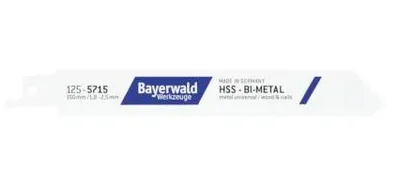 Produktbild von 5x Bayerwald Werkzeuge BiM Säbelsägeblatt - 150 mm Länge 10-14 ZpZ
