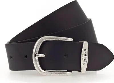 Produktbild von MUSTANG Leder Gürtel Classic Women Leather Belt W110 Black schwarz