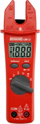 Obrázok produktu pre Prúdový kliešťový multimeter CM 1-3 0,1 A-200 A AC, CAT IV 600 V