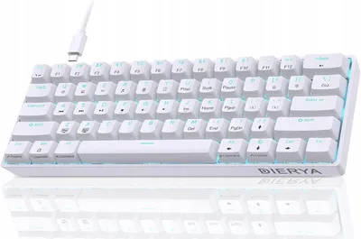 Obrázek produktu pro Dierya DK61se Mechanická Herní Klávesnice Bílý US