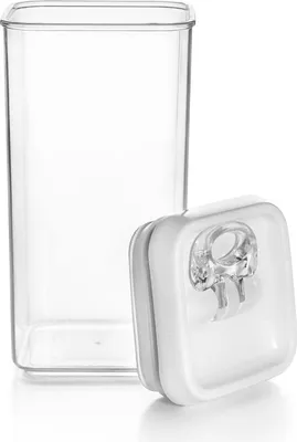 Produktbild von Ibili Vorratsdose, Kunststoff (BPA-frei), 9 x 9 x 20 cm, 1,2 l, transparent