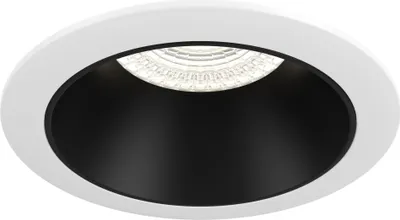 Immagine prodotto di Maytoni, faretta da incasso GU10 rotonda, alluminio nero, dimmerabile, 15 W, IP20