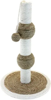 Produktbild von Kratzbaum First Darwin 30 x 30 x 49 cm Sisal weiß/braun