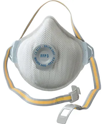 Produktbild von Atemschutzmaske AIR Plus 340501 FFP3/V R D m.Ausatemventil 5St./KT MOLDEX