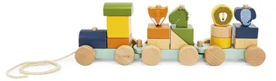 Produktbild von Trixie HolztiereisenbahnHolz buntes Spielzeug für Kinder