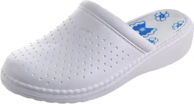 Produktbild von Damen Classic Clogs Pantoletten Hausschuhe Weiß Gr. 36