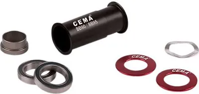 Obrázok produktu pre Cema Bb90-bb95 Ložiskové plášte z nehrdzavejúcej ocele Shimano Silver 90,5/95 mm Silver 90,5/95 mm