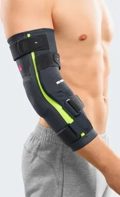 Produktbild von medi Ellenbogen-Führungs-Orthese Epico active grau-lime>>>>Gr. L