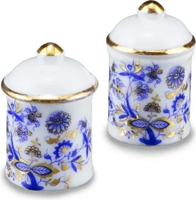 Produktbild von Miniatur Vorratsdose Zwiebel Gold für Puppenhaus und Sammler