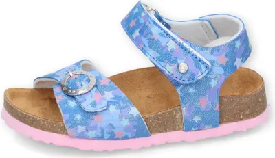 Produktbild von Dockers by Gerli Mädchen Riemchensandale Sandale mit Sternen-Motiv , Farbe:Blau (Navy), Größe:EUR 29