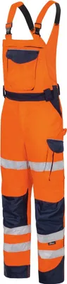 Produktbild von VIZWELL Warnschutz Latzhose VWTC 115 Gr. 60 orange