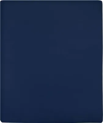 Produktbild von Spannbettlaken 2 Stk. Jersey Marineblau 100x200 cm Baumwolle
