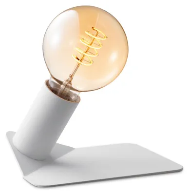 Produktbild von Home Sweet Home Moderne Tischleuchte Boyd - weiß - 13/13/5.3cm - Bettleuchte