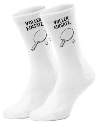 Produktbild von epicsocks Tischtennis Helden Tischtennis Schläger Socken in 37-41 im Paar
