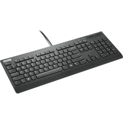Produktbild von Lenovo 4Y41B69372, Volle Größe (100%), Kabelgebunden, USB, QWERTZ, Schwarz