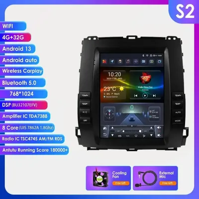 Obrázok produktu pre 9,7-palcové autorádio s Androidom – 2DIN multimediálny systém – autorádio s CarPlay – autorádio s 4G – GPS navigácia