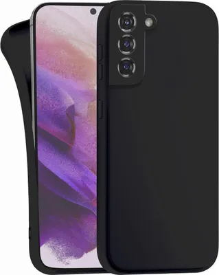 Produktbild von Hülle für Samsung Galaxy S21 Plus - Handyhülle mit Kameraschutz Cover aus Silikon in Schwarz