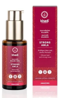 OLEJEK DO WŁOSÓW WZMACNIAJĄCY Z AMLĄ ECO 50 ml - KHADI