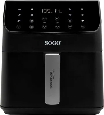 Obrázok produktu pre Sogo PRO1700, Teplovzdušná fritéza, 6 L, 60 °C, 200 °C, 60 min, Samostarný