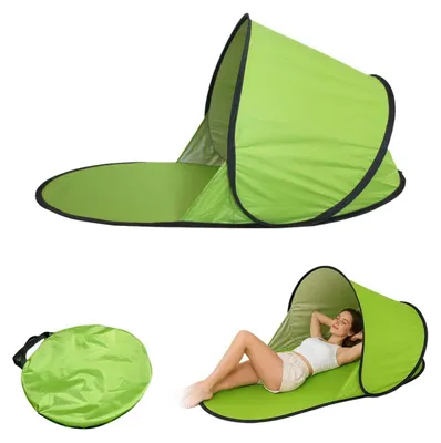 Image de Tente de plage portable avec protection solaire