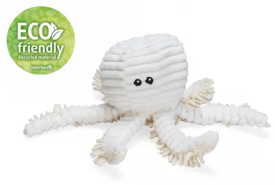 Produktbild von Beeztees Eco Octopus Okki - Hundespielzeug - Fleece - 100% Recycled -