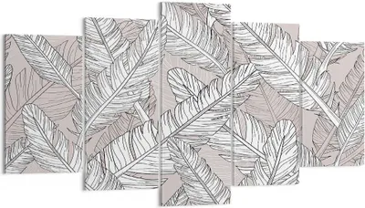 Produktbild von Bild auf Leinwand - Leinwandbild - Feder Grafiken - 160x85cm - Wand Bild - Wanddeko - Wandbilder - Leinwanddruck - Bilder - Kunstdruck - Wanddekoration - Leinwand bilder - Wandkunst - EA160x85-3560