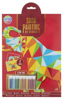 Obrázok produktu pre Malowanie piaskiem po numerach Słoń A4 Grafix