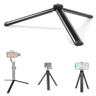 Image de Mini-trépied portable pour téléphones, en aluminium, 18 cm