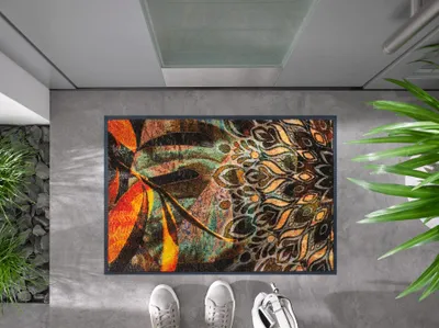 Produktbild von Fußmatte wash+dry Design Jungle Dance 50x75 cm