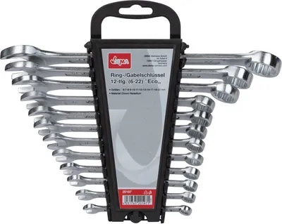 Produktbild von Ring-/Gabelschlüssel 12 tlg.(6-22) ECO