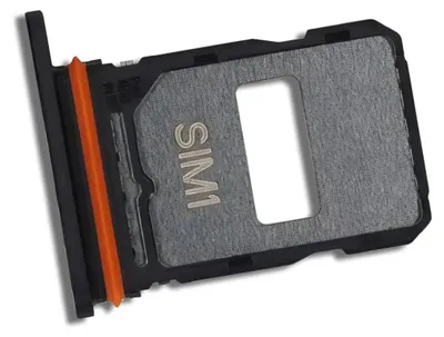 Produktbild von Ersatz Dual-SIM-Kartenhalter für Xiaomi Redmi Note 15 Pro 5G, Schwarz