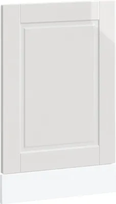 Produktbild von Geschirrspülerblende Porto Hochglanz-Weiß 45x1,5x67 cm