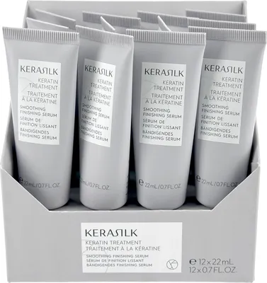 Produktbild von Set Kerasilk Haarserum zum Gl&#228 tten 12 St&#252 ck 22 ml