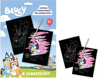 Produktbild von Bluey Life Scratch-Bilderkratzset-Set