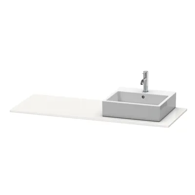 Produktbild von Duravit Duravit Konsole XSQUARE 16x1400x550mm m Auss re weiß hochglanz